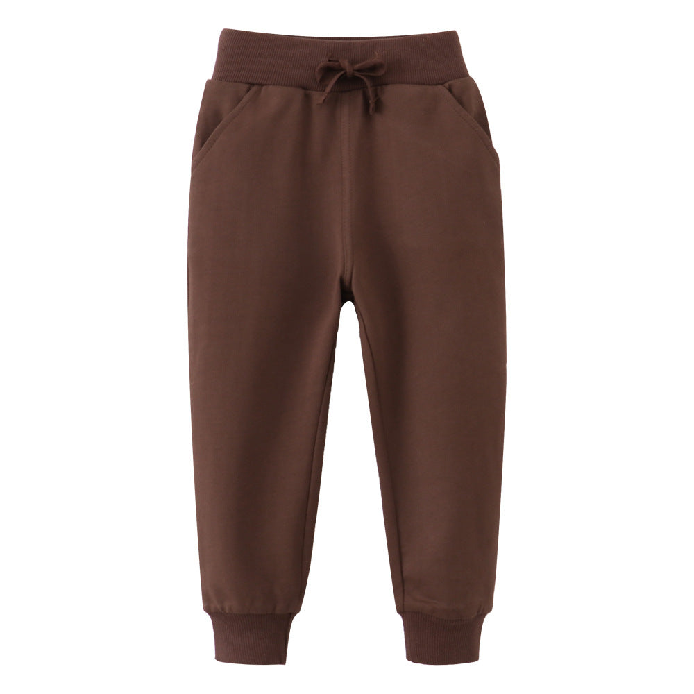 colored cotton pants for children