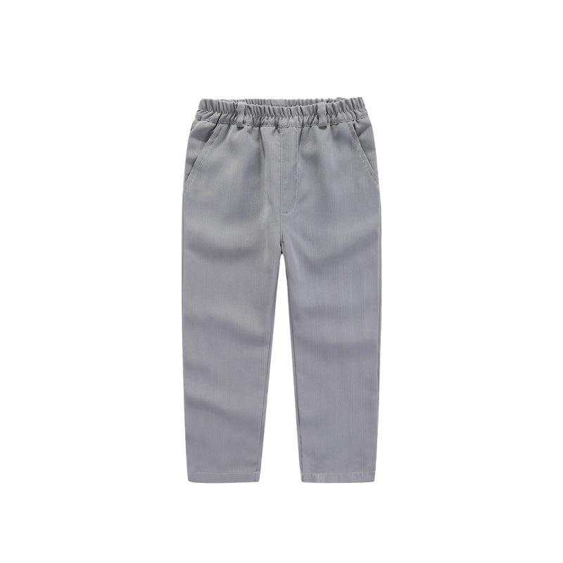 Casual long pants for kids, suitable for spring, summer, autumn and winte