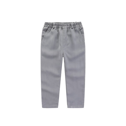 Casual long pants for kids, suitable for spring, summer, autumn and winte