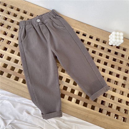 New kids casual loose harem pants outerwear style