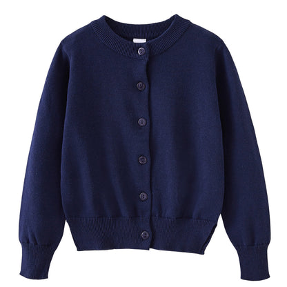 Children's Sweater Air Conditioning Shirt, Spring and Autumn Pure Cotton Boys' Coat