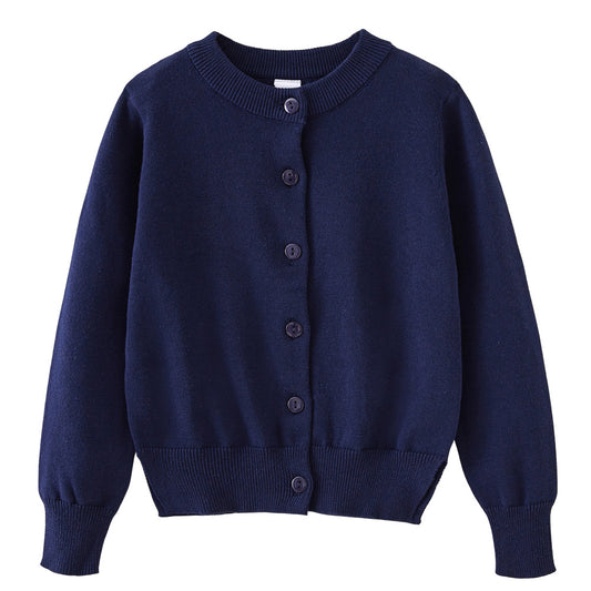 Children's Sweater Air Conditioning Shirt, Spring and Autumn Pure Cotton Boys' Coat