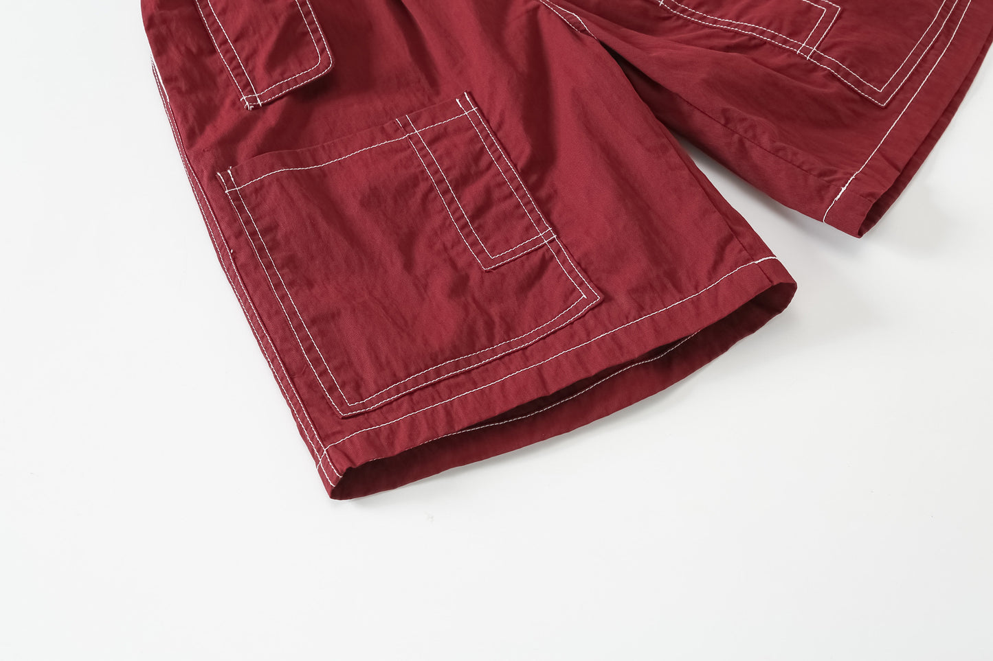 New summer children's handsome and versatile stitching cargo shorts, loose thin five-point pants for big boys