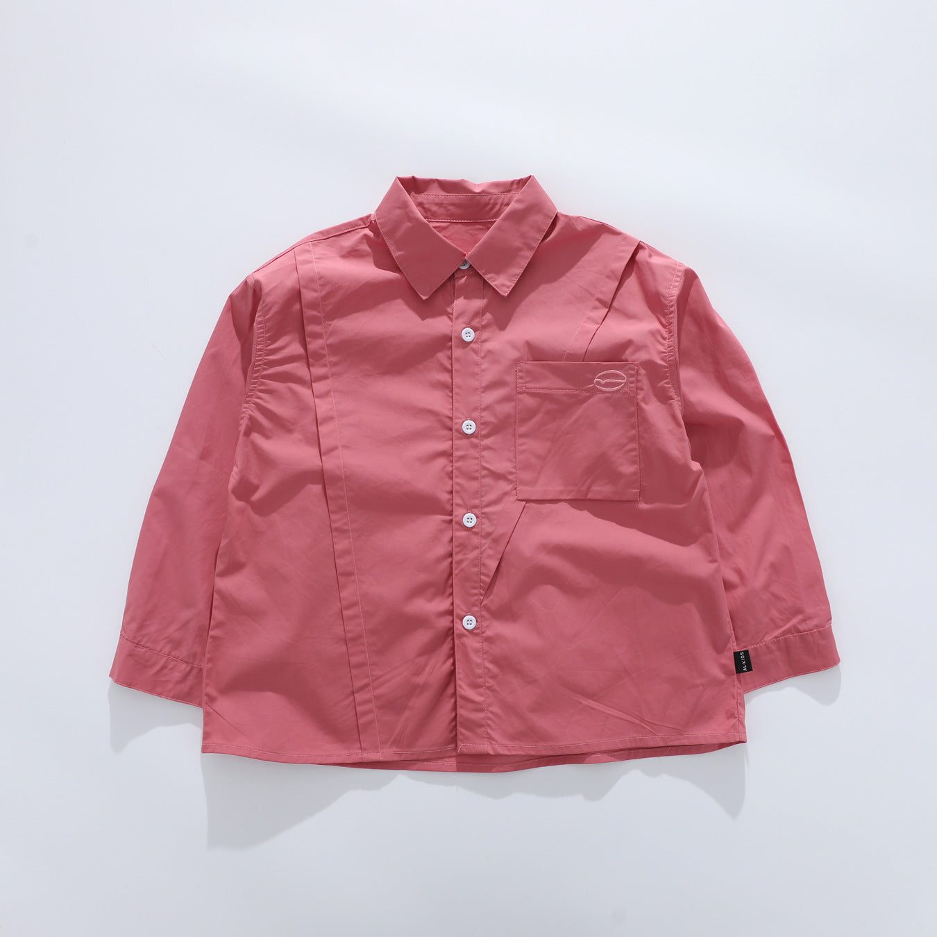 New spring and autumn children's shirts, casual tops for middle and big kids