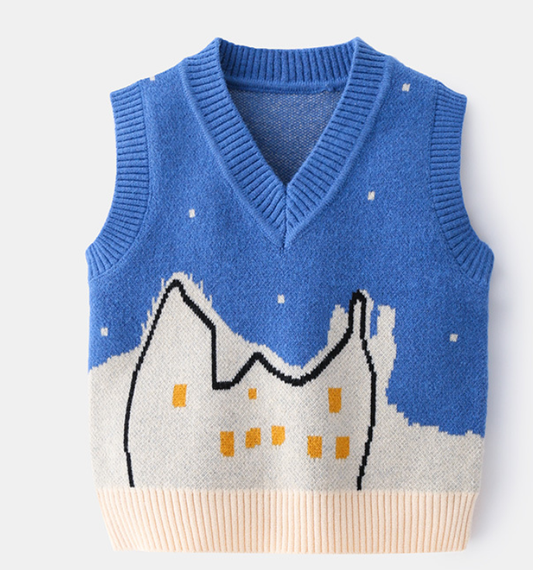 Spring and autumn vest for boys
