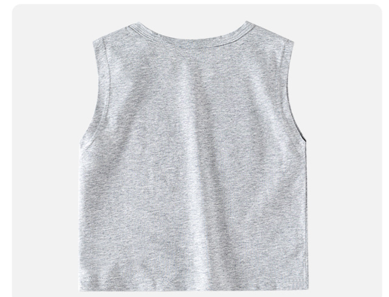 Summer new boys' tank top, breathable, comfortable and versatile