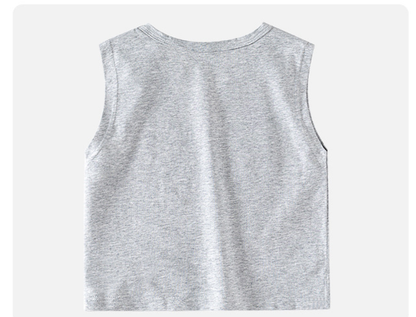 Summer new boys' tank top, breathable, comfortable and versatile