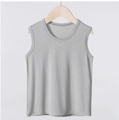 Summer thin children's modal vest, base shirt for boys and girls