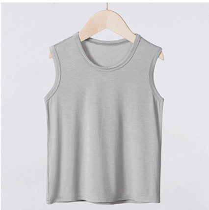 Summer thin children's modal vest, base shirt for boys and girls