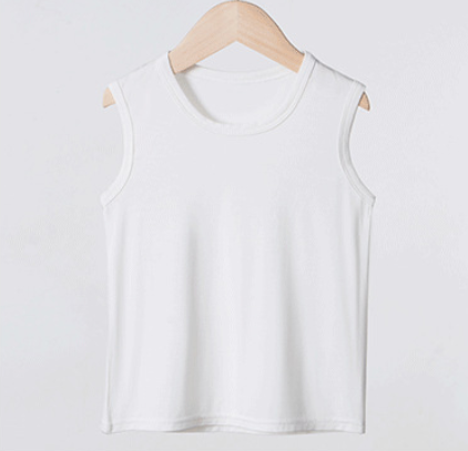 Summer thin children's modal vest, base shirt for boys and girls
