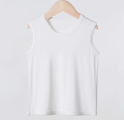 Summer thin children's modal vest, base shirt for boys and girls