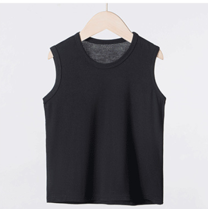 Summer thin children's modal vest, base shirt for boys and girls