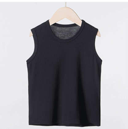 Summer thin children's modal vest, base shirt for boys and girls